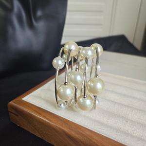 Женский многослойный браслет с имитацией жемчуга - Product Image 4