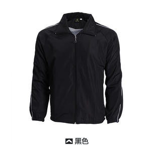 カスタムロゴ広告プロパガンダデザインスリーブストライプチームワークウインドブレーカーエクスプレスユニフォームユニセックスジャケットコート - Product Image 5