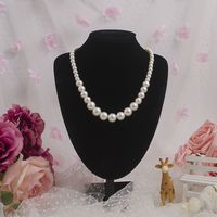 HY-Pull Cheongsam rétro simple couche décontracté et élégant pour femmes, collier de perles d'imitation en forme de cœur, chaîne de voyage