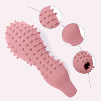 Jouets à mâcher interactifs classiques sans BPA pour chiots de grande/moyenne race - Jouet pour chien en silicone de qualité alimentaire pour le nettoyage des dents
