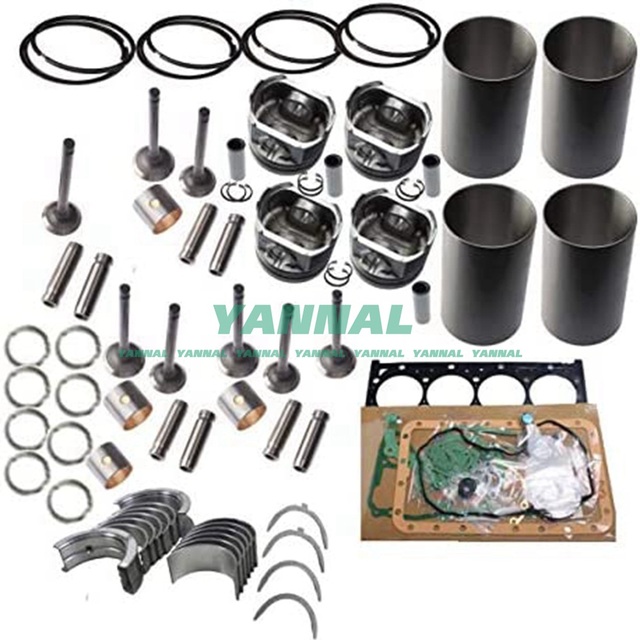 Brand New Rebuild Kit for Mitsubishi 4D34T 3.9L Engine Fuso Canter FE FG Trucks Excavator