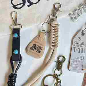New Trendy Genuine Leather <b>Bag</b> Charm Fashion Pant Chain Keychain with Cute Plush Pendant Lanyard Eco-Friendly Women Accessories - Product Image 2