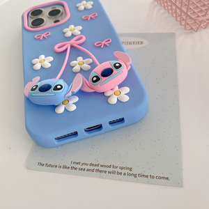 Nouvelle Arrivée – Coque de Téléphone Portable en Silicone Souple 3D Stitch Mignonne pour <span class=keywords><strong>iPhone</strong></span> 17 16 15 14 <span class=keywords><strong>13</strong></span> <span class=keywords><strong>Pro</strong></span> <span class=keywords><strong>Max</strong></span> – Accessoire de Protection Arrière Dessin Animé - Product Image 6