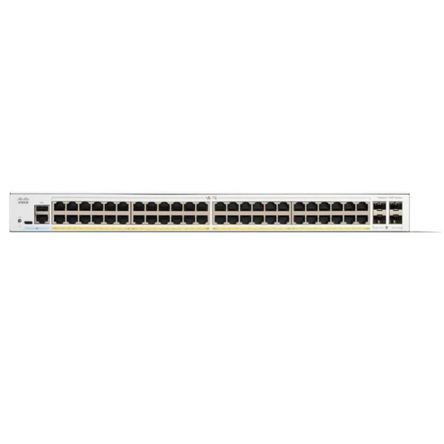 New C1300-48FP-4G 48 Port Gigabit Ethernet Managed PoE+ Layer 3 Enterprise Network Switch