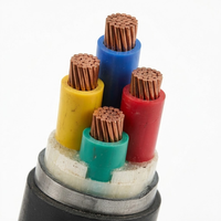 Câble de puissance basse tension 450kV 750kV AC XLPE à gaine PVC, âme en cuivre, personnalisé pour centrale électrique, norme GB/T12706-2008