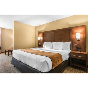 Venta de fábrica Comfort Inn Venta al por mayor Hotel Habitación de invitados Armario Cama Base Cabecero Sillas Sofá Liquidación Hotel <span class=keywords><strong>Dormitorio</strong></span> <span class=keywords><strong>Muebles</strong></span> - Product Image 1