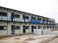 Maisons préfabriquées modernes en conteneurs, mini-hôtels préfabriqués entièrement fonctionnels avec cuisine et salle de bain