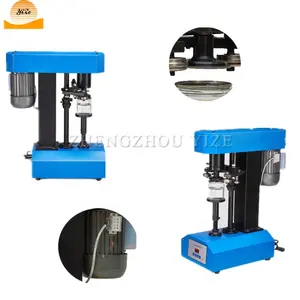 Automatic Easy Open Metal Aluminum Soda Can Sealing Machine Plastic Bottle Oil Tin Sealer Machine