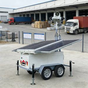 Nouvelle Conception 2026 : Remorque Mobile Solaire pour Caméra, Remorque de Surveillance CCTV Solaire Portable pour la Surveillance d'Usine - Product Image 4