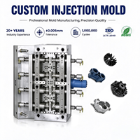 Moule d'injection professionnel sur mesure de précision pour compteurs d'eau, moule de forme d'impeller pour compteurs d'eau