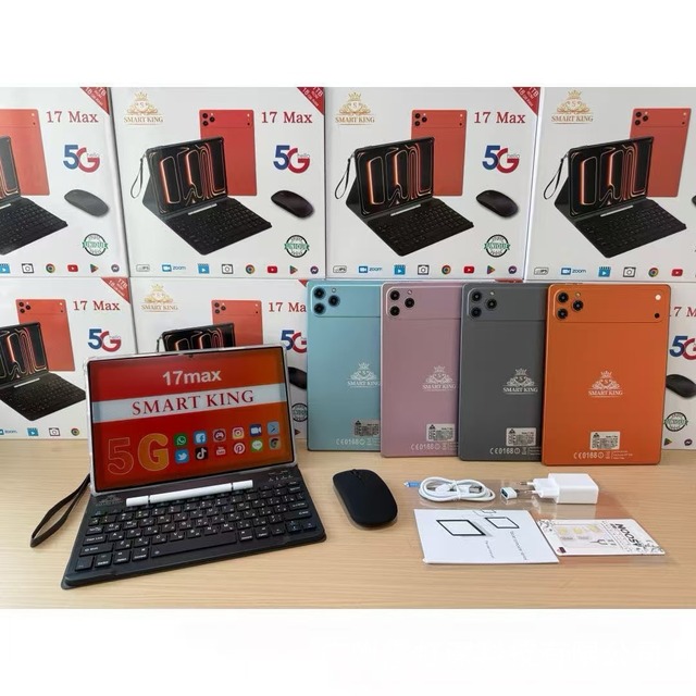 17 MAX Tablet Computer - 10-inch Android Smart Tablet with Large Screen and WIFI Connectivity