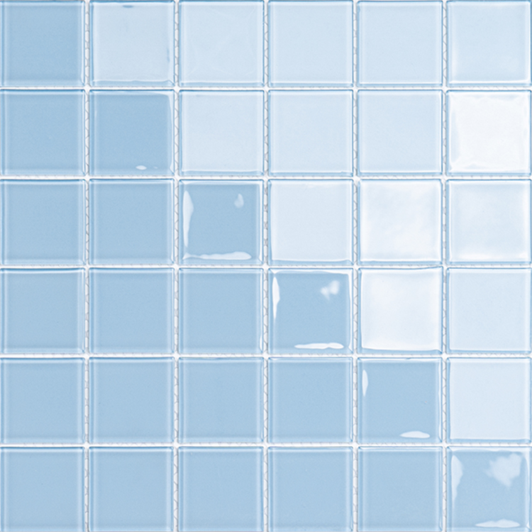 4810 mosaïque de verre bleu clair