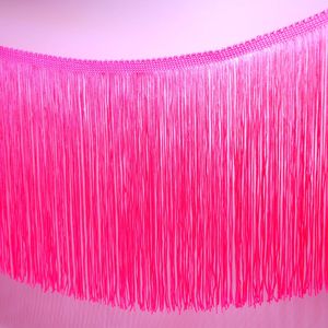 Frange à pampilles en polyester <span class=keywords><strong>double</strong></span> fil de haute qualité de 15 cm (6 po) pour robe - Vente en gros - Product Image 3
