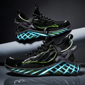 รองเท้าลำลองอินเทรนด์และอเนกประสงค์สำหรับผู้ชาย, รองเท้ากีฬาข้อต่ำน้ำหนักเบาระบายอากาศได้ดี - Product Image 1