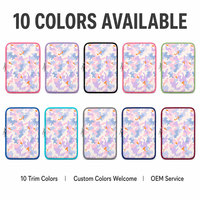 Funda de Neopreno para Portátil con Acolchado y Estampado de Camuflaje, Funda para Portátil de 13-16 Pulgadas con Cierre, Bolsa para Computadora con Ribete de Color, Logotipo Personalizado OEM ODM