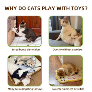 Giocattolo Interattivo per Gatti, Dispenser Automatico di Cibo, Stimolante Mentale, Antistress per Gattini - Product Image 5