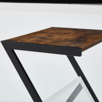 Bureau d'étude pliant Offre Spéciale Table de travail d'ordinateur côté lit en bois peu encombrant