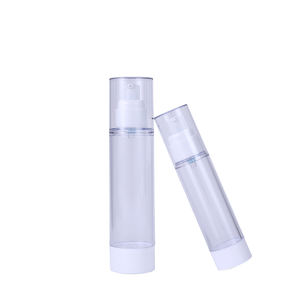 ขวดสุญญากาศสำหรับผลิตภัณฑ์ดูแลผิวขนาด 15 มล. 30 มล. 50 มล. แบบหรูหรา สีดำ พร้อมหัวปั๊มสุญญากาศสำหรับรองพื้นและของเหลว - Product Image 6