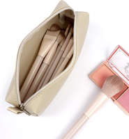 Ensemble de pinceaux de maquillage synthétiques de 13 pièces pour le visage, les yeux et le nez - Ensemble complet de pinceaux de maquillage rose