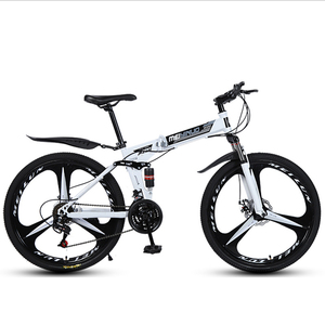 Consegna Rapida, Disponibile in Magazzino, Bicicletta Pieghevole da Uomo con Doppio Freno a Disco, 26 Pollici, Bici a Scatto Fisso - Product Image 4