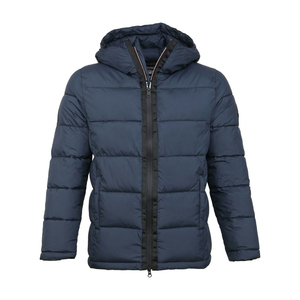 Durable grueso impermeable transpirable ecológico chaqueta acolchada múltiples bolsillos a prueba de viento 100% poliéster hombres invierno Casual - Product Image 4