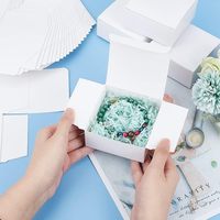 Emballage de produits personnalisés en gros à bas prix, petites boîtes blanches, emballage de boîtes en papier blanc uni, boîtes en carton blanc