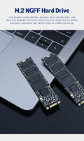 Vaseky Hard Disk M.2 SSD SATA 256GB 512GB, Hard Disk SSD 2TB 1TB untuk Laptop