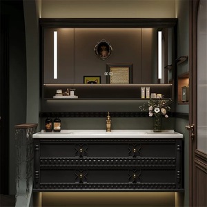 Tocador de <span class=keywords><strong>baño</strong></span> flotante de diseño de lujo de 30 pulgadas y <span class=keywords><strong>80</strong></span> <span class=keywords><strong>cm</strong></span> con fregadero - Product Image 4