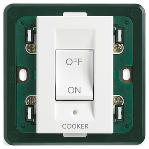Vimar Cooker <b>Switch</b> 45A 2P White For <b>Induction</b> Cooker Parts - Product Image 1