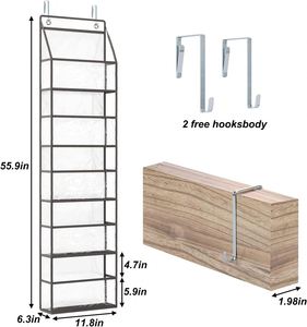 Sac de rangement suspendu à la porte pliable à 5 couches, écologique, multifonctionnel, grande capacité, organisateur imperméable en PVC à suspendre derrière la porte - Product Image 2