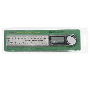 Aço Inoxidável Eletrônico 360 graus Digital Meter Angle Transparente Angle Digital Ruler Electronic Protractor Angle Tool