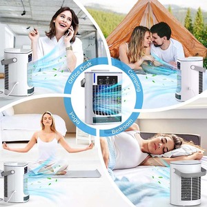 Điện xách tay 3-tốc độ quạt làm mát không khí tạo độ ẩm mini cá nhân AC nhà văn phòng nhà để xe tiếng ồn thấp điều khiển cảm ứng điều kiện mới - Product Image 5