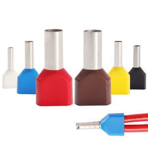 Terminales de Cable de Cobre para Automoción, Conector de Crimpado, Terminales Aislados de Doble Cable, 12V, Suministro de Fábrica - Product Image 1