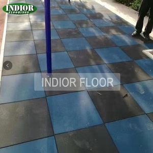 Wood like interlocking tyre <strong>rubber</strong> <strong>deck</strong> roof <strong>tiles</strong> mongolia Indior anti-slip waterproof - Product Image 4