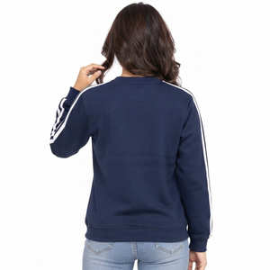 เสื้อสเวตเชิ้ตผู้หญิงไซส์ใหญ่แบบสั่งทำพิเศษสำหรับขาย พร้อมสกรีนลายตามสั่ง ผ้าฝ้าย เสื้อพูลโอเวอร์ไซส์สำหรับผู้หญิง - Product Image 3