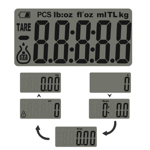 Batterie betriebene elektronische Küchen waage mit Platte Rot Grün Lila Merkmale Quadratische Gewichts mess funktion Baked Food Bowl - Product Image 5