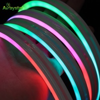 Digital Adressable Rgb Led RGB IC 6*12mm Étanche Led Silicone Neon Flex Strip IP67 24V WS2811 Pixel Smart Led Light