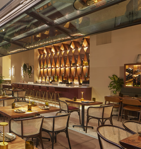 Muebles de <span class=keywords><strong>Restaurante</strong></span> Comerciales de Estilo Nórdico, Sillas de Ratán con Mesa de Madera Resistente para <span class=keywords><strong>Restaurante</strong></span> Tailandés, <span class=keywords><strong>Restaurante</strong></span> en la Azotea - Product Image 3
