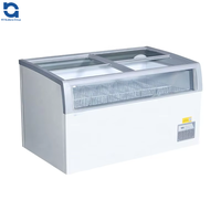 Congelador Exhibidor Refrigerado Comercial para Supermercado, Tipo Isla, Enchufable, Mecánico, para Helados