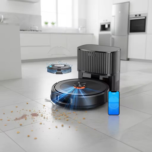 <b>Floor</b> Cleaning Robot With Self-Emptying Dustbin <b>Mopping</b> Laser Smart Robot Vacuum <b>Cleaner</b> Self-Emptying Dustbin Automatically Emp - Product Image 3