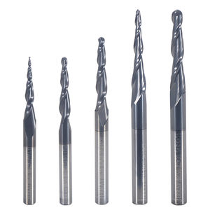 Фреза коническая шаровая с твердосплавным покрытием HOZLY 3/4/6/8 мм для ЧПУ, для литья меди, чугуна, углеродистой стали, формовочной стали — Высококачественная ODM/OEM - Product Image 5