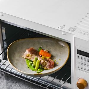 Plato de gres triangular de forma especial, vajilla de cerámica creativa, postre para <span class=keywords><strong>Amazon</strong></span>, venta al por mayor comercial transfronterizo - Product Image 4