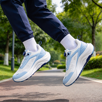 Chaussures de sport décontractées pour hommes, légères, à lacets, avec logo personnalisé, confortables et souples, style marche