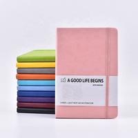 AI-MICH en gros vente chaude feuilles doublées en cuir livre imprimé marque Logo A5 cahier avec Logo