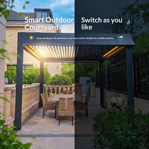 Gazebo en alliage d'aluminium multi-occasions personnalisé, collection 2026, auvent extérieur rétractable avec installation rapide pour événements et locations - Product Image 1