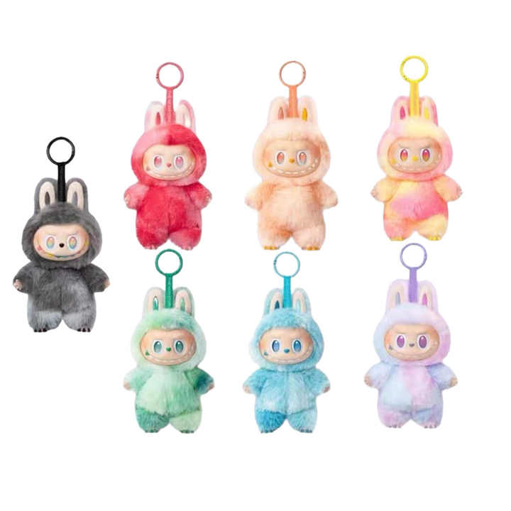Labubu 3.0 Gradient Color Third Generation Macaron Doll Heart-Warming Vinyl Face Pendant Collection Edition Frozen Mystery Box
