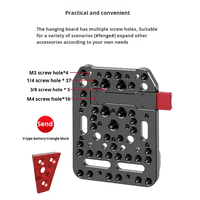 Mini plaque de batterie V-Mount en alliage d'aluminium, accessoire universel pour appareil photo V-Lock, fixation rapide, légère, flexible, haute qualité