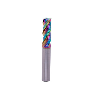 Dlc Aluminum End Mill 3 Flute U Groove High Feed Roughing For Cnc Machining Center - Product Image 2