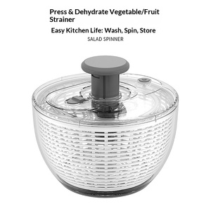 Déshydrateur manuel domestique grande capacité en plastique pour fruits et légumes avec <span class=keywords><strong>essoreuse</strong></span> à <span class=keywords><strong>salade</strong></span>, séchage et stockage tout-en-un - Product Image 3