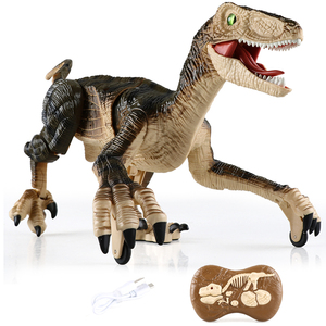 Venta al por mayor de dibujos animados realistas 2,4G <span class=keywords><strong>Control</strong></span> remoto dinosaurio juguetes <span class=keywords><strong>Robot</strong></span> RC animales plástico pequeño dinosaurio juguete conjunto para niños - Product Image 1